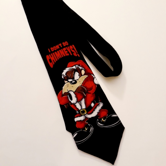 Warner Bros. Other - Vtg Looney Tunes Taz Christmas Tie